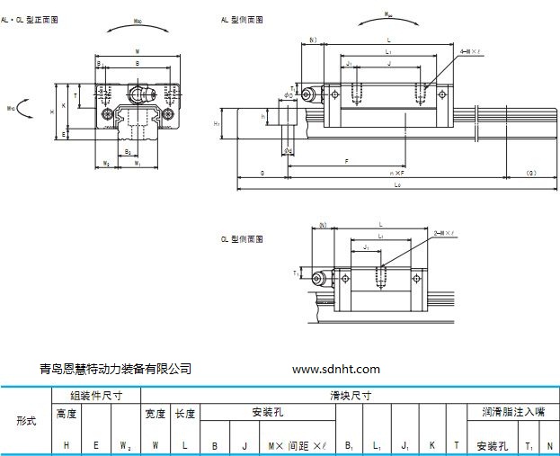 LS25AL直线导轨滑块